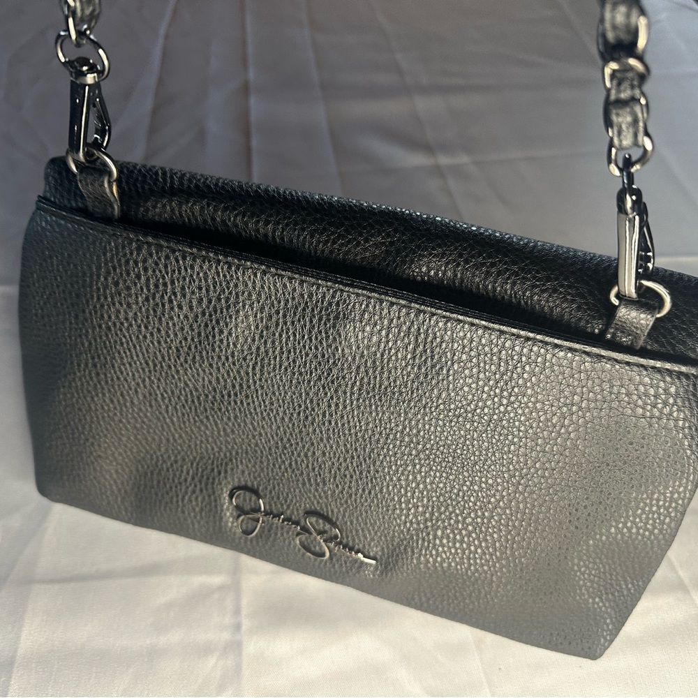 Chic Black Leather Shoulder Bag